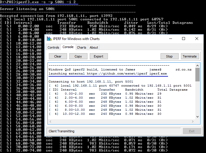 Iperf for windows